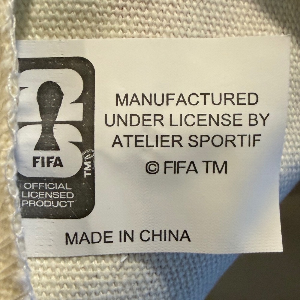 FIFA World Cup 26 Canvas Tote Bag Atelier Sportif Multi Color Logo Cream Red - Picture 3 of 10